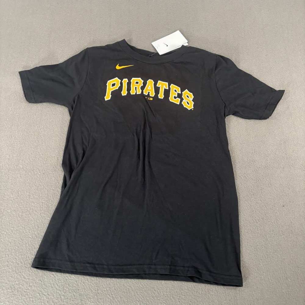 Nike Pittsburgh Pirates McCutchen Shirt Kids Size L 14/16 Black 9Z3B7HN00-PITMA